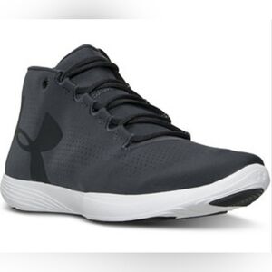 Under Armour Women's Black White Shoe Street Precision Mid Training 10 NIB Sz9.5